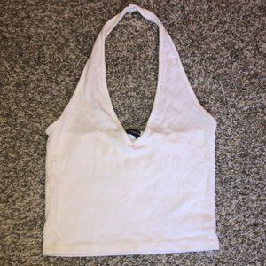 Brandy Melville white halter top